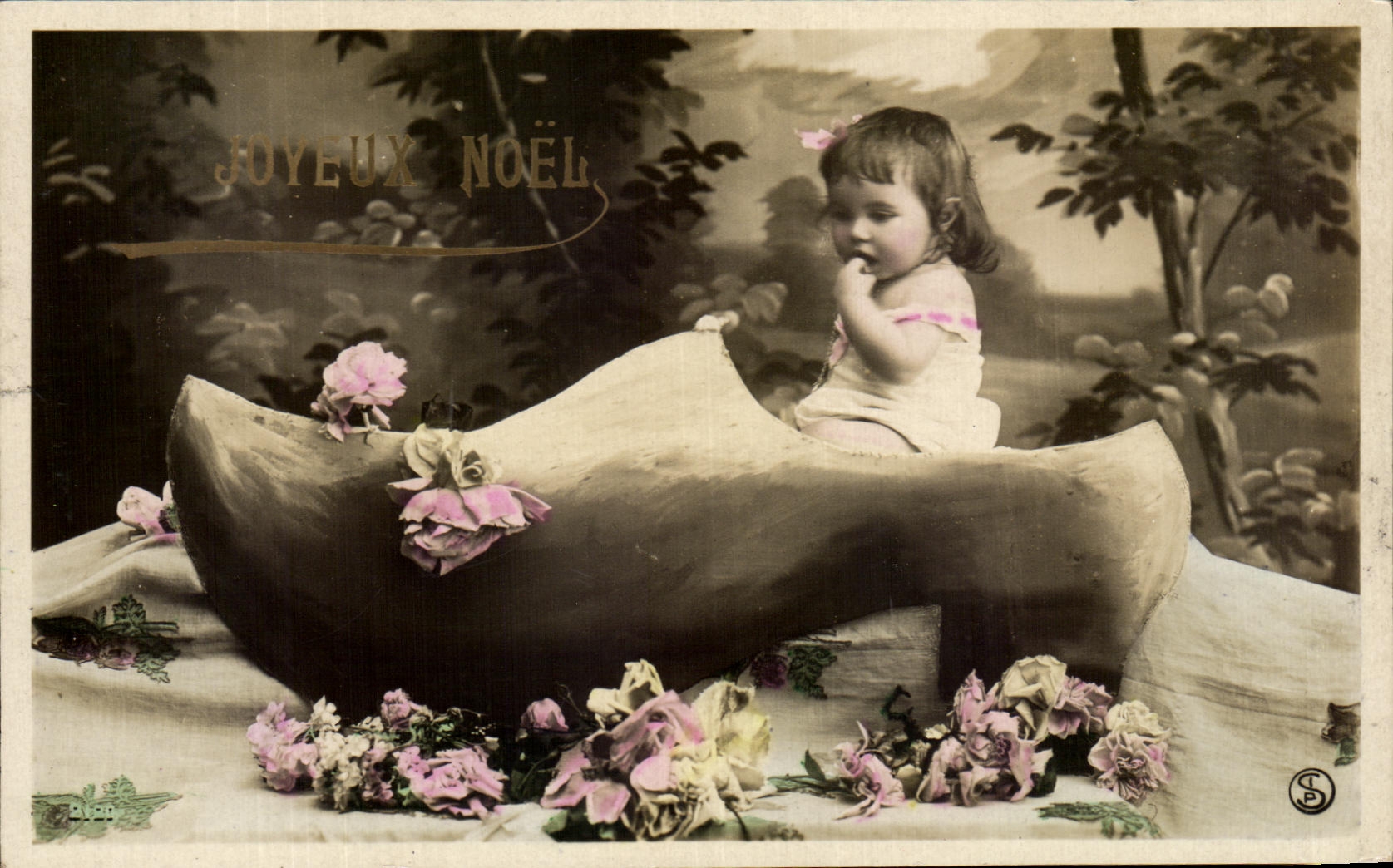 Zapato de la Navidad del bebe del nino de la fantasia de CPA