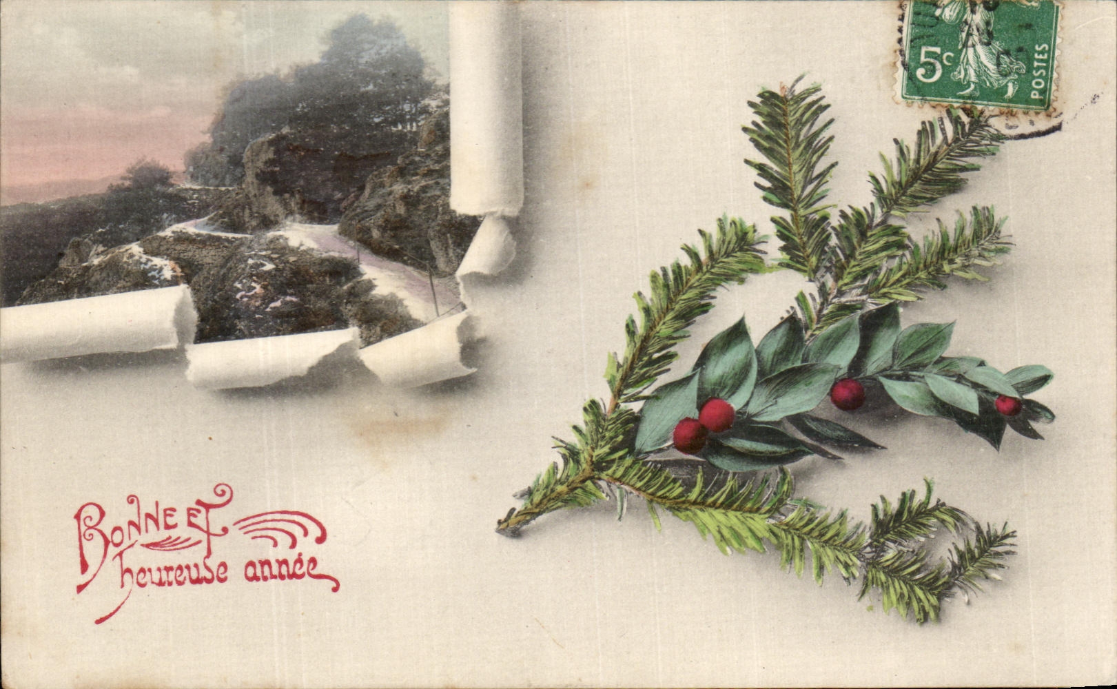 La fantasia de CPA florece paisaje