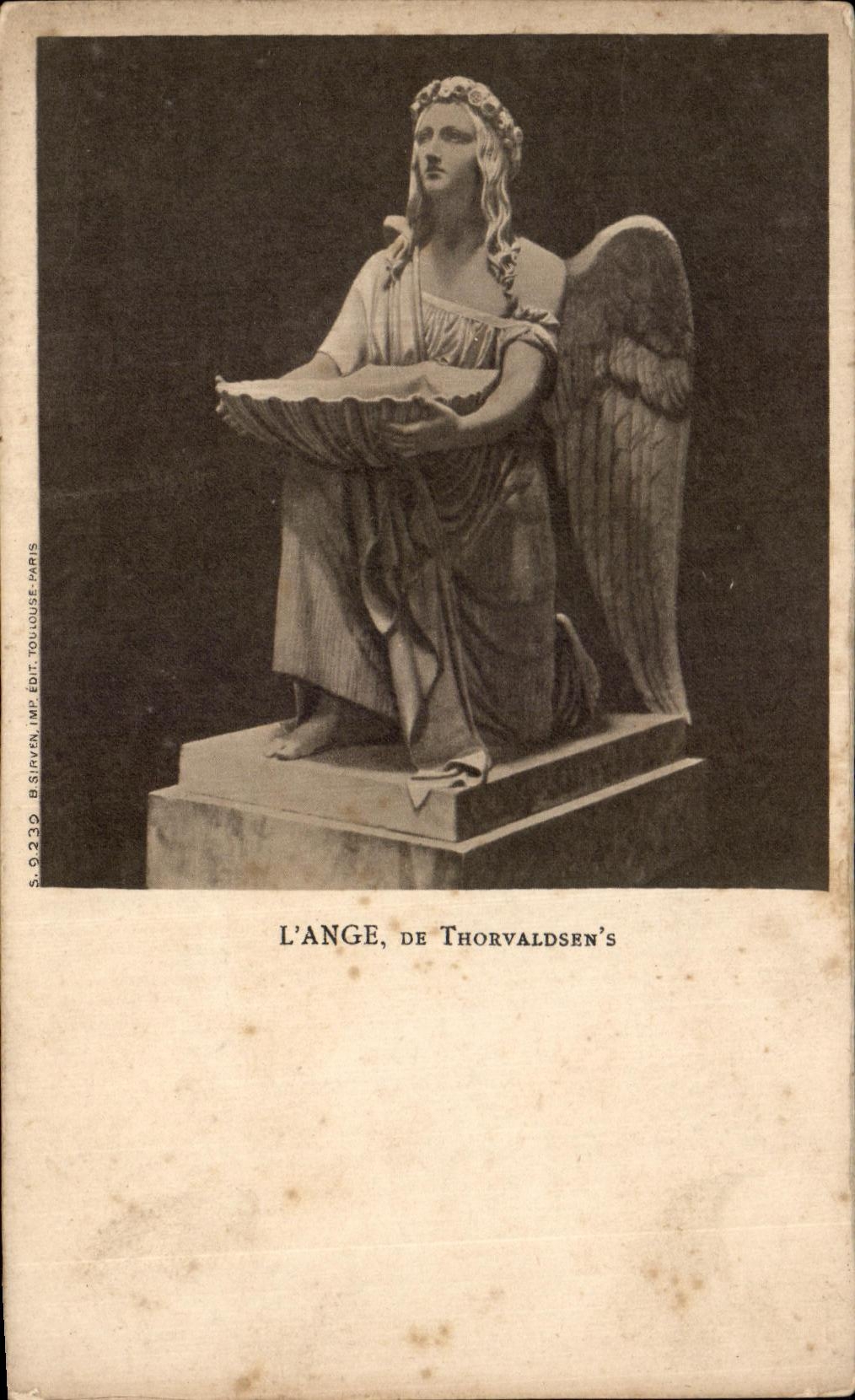 Fantasia de CPA el angel de Throvaldsen