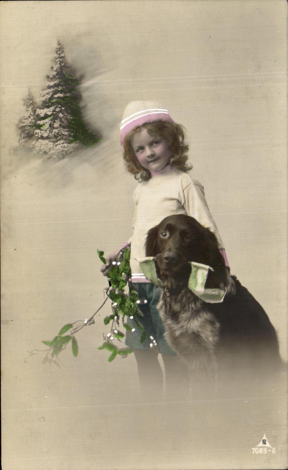 Nino y perro de la fantasia de CPA