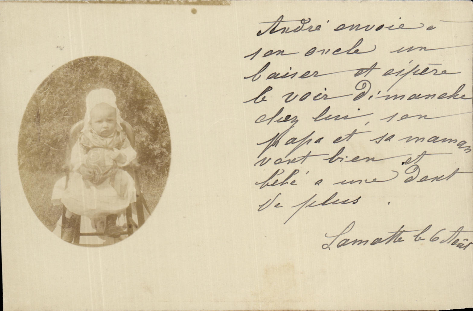 Bebe verdadero del nino de la foto