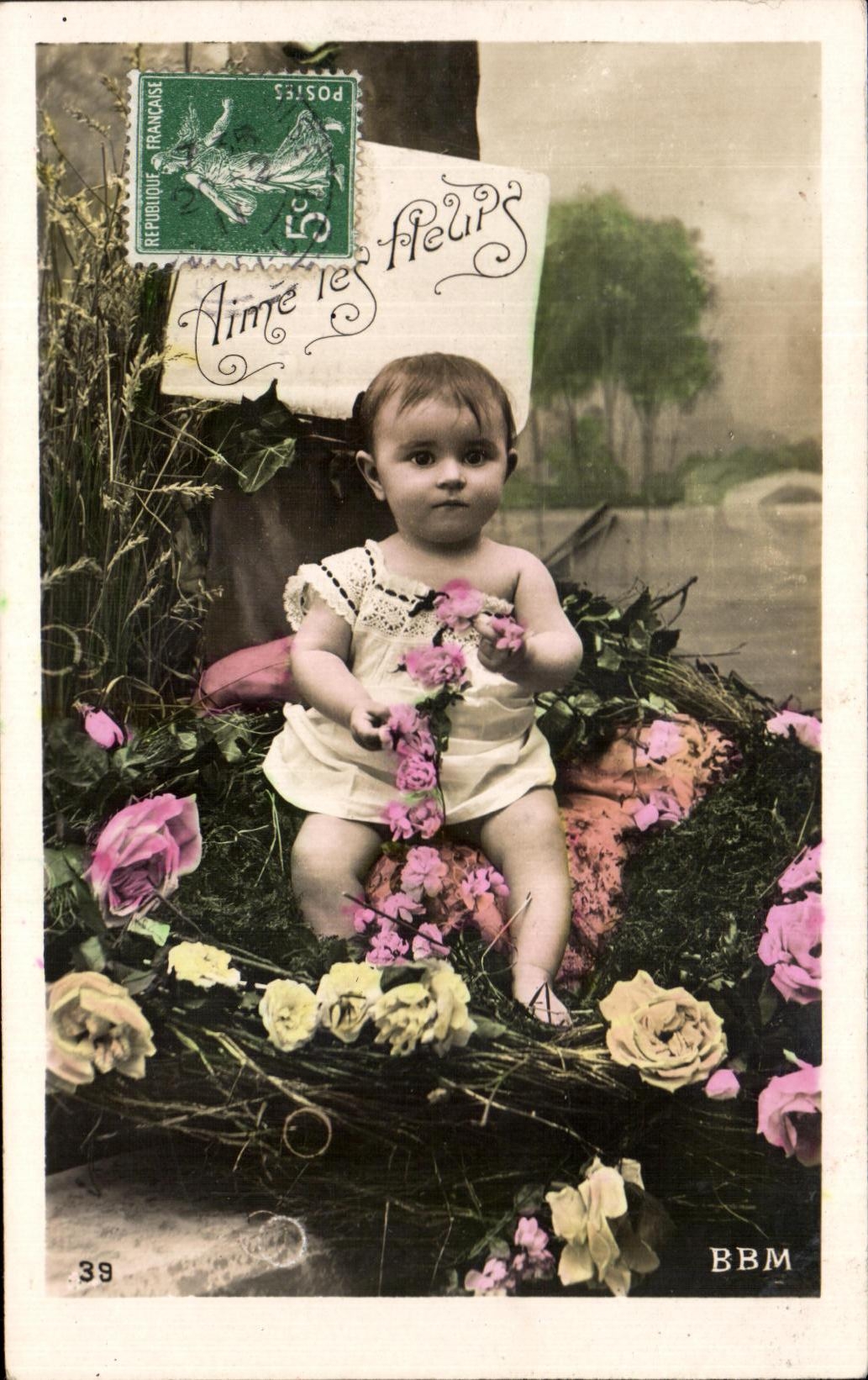 Bebe del nino de la fantasia de CPA