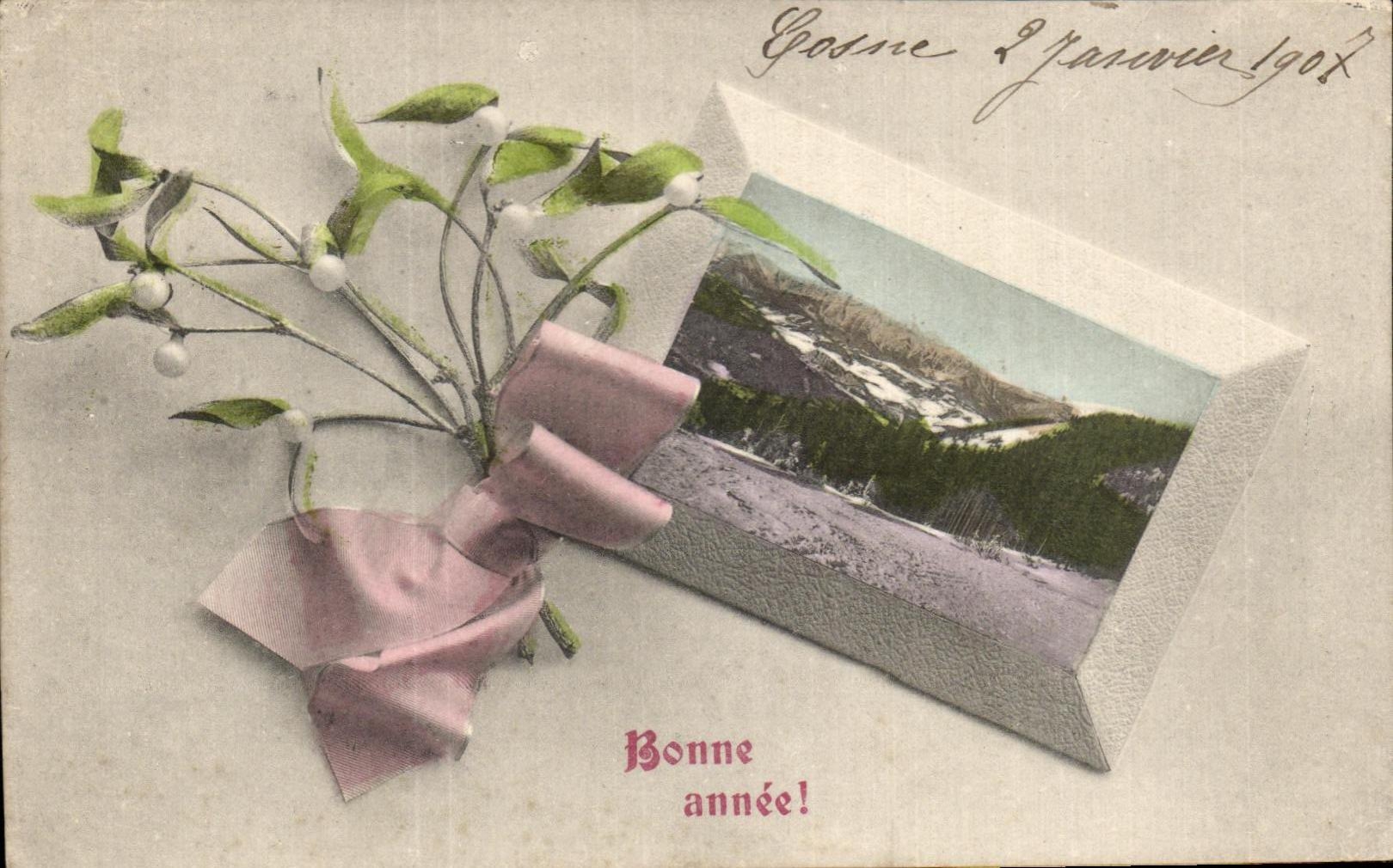 CPA Fantaisie Paysage Voeux 