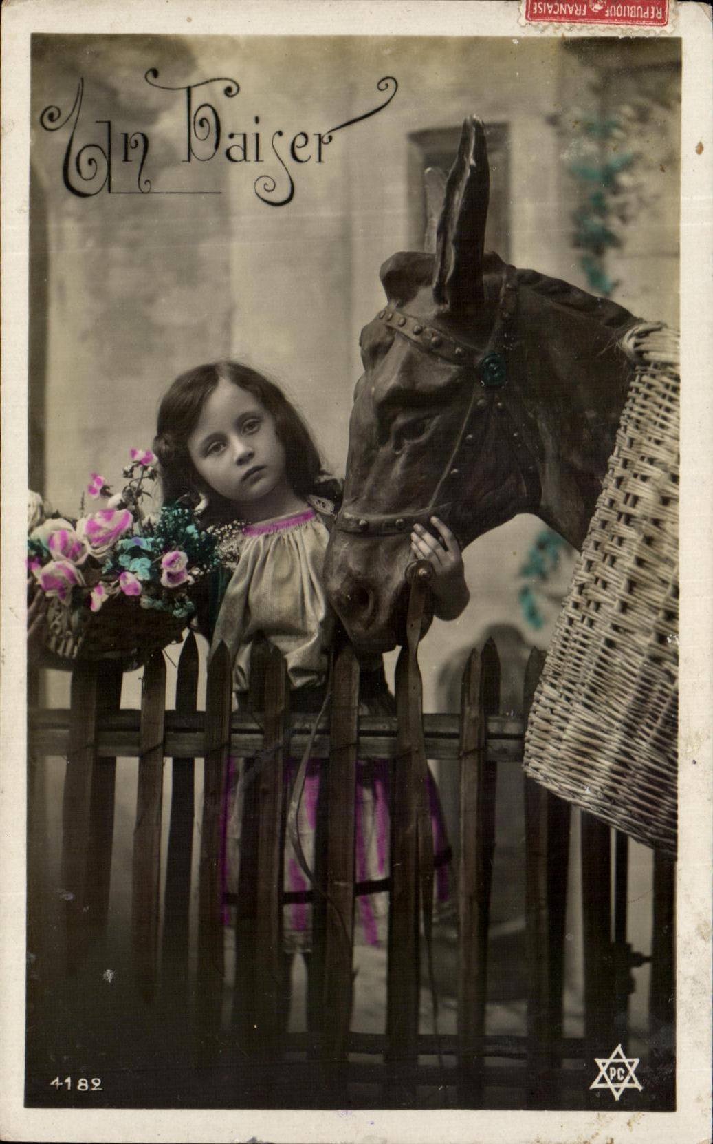 CPA Fantasy Child and horse