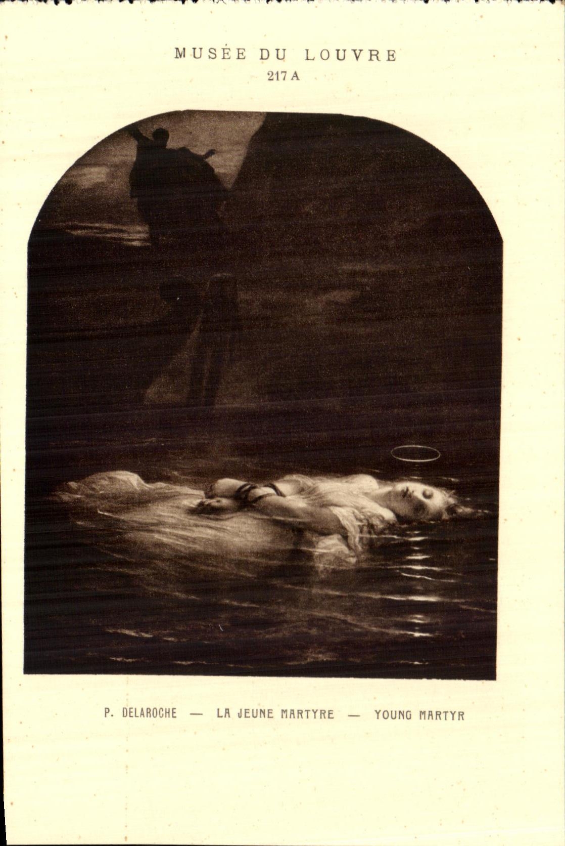 CPA Musee Du Louvre Delaroche La Jeune Martyre 