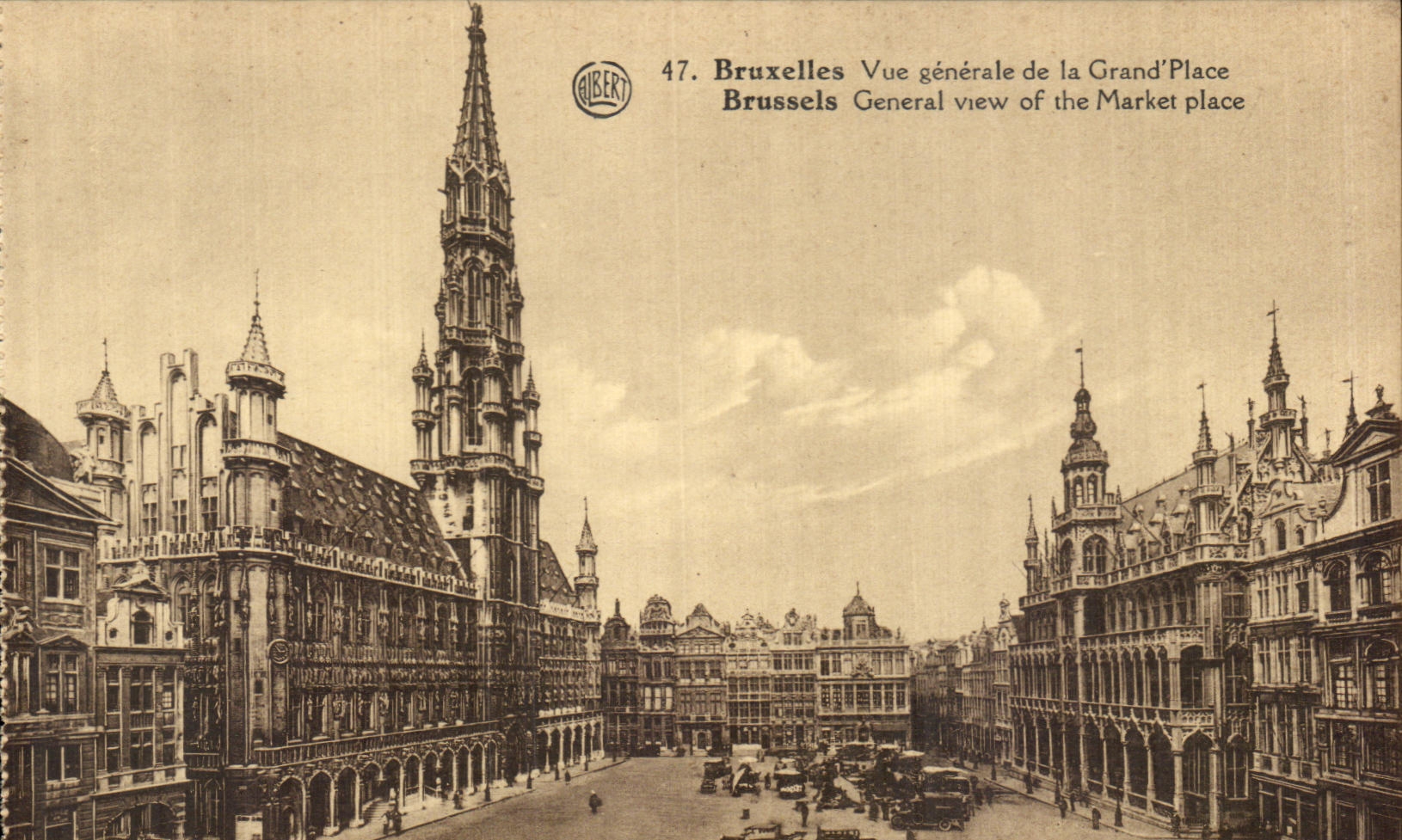 CPA Brussels View of Large Places