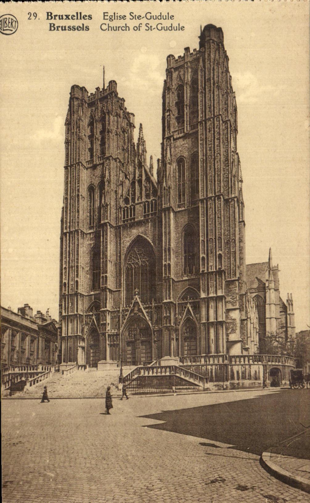 CPA Brussels Church co Gudule