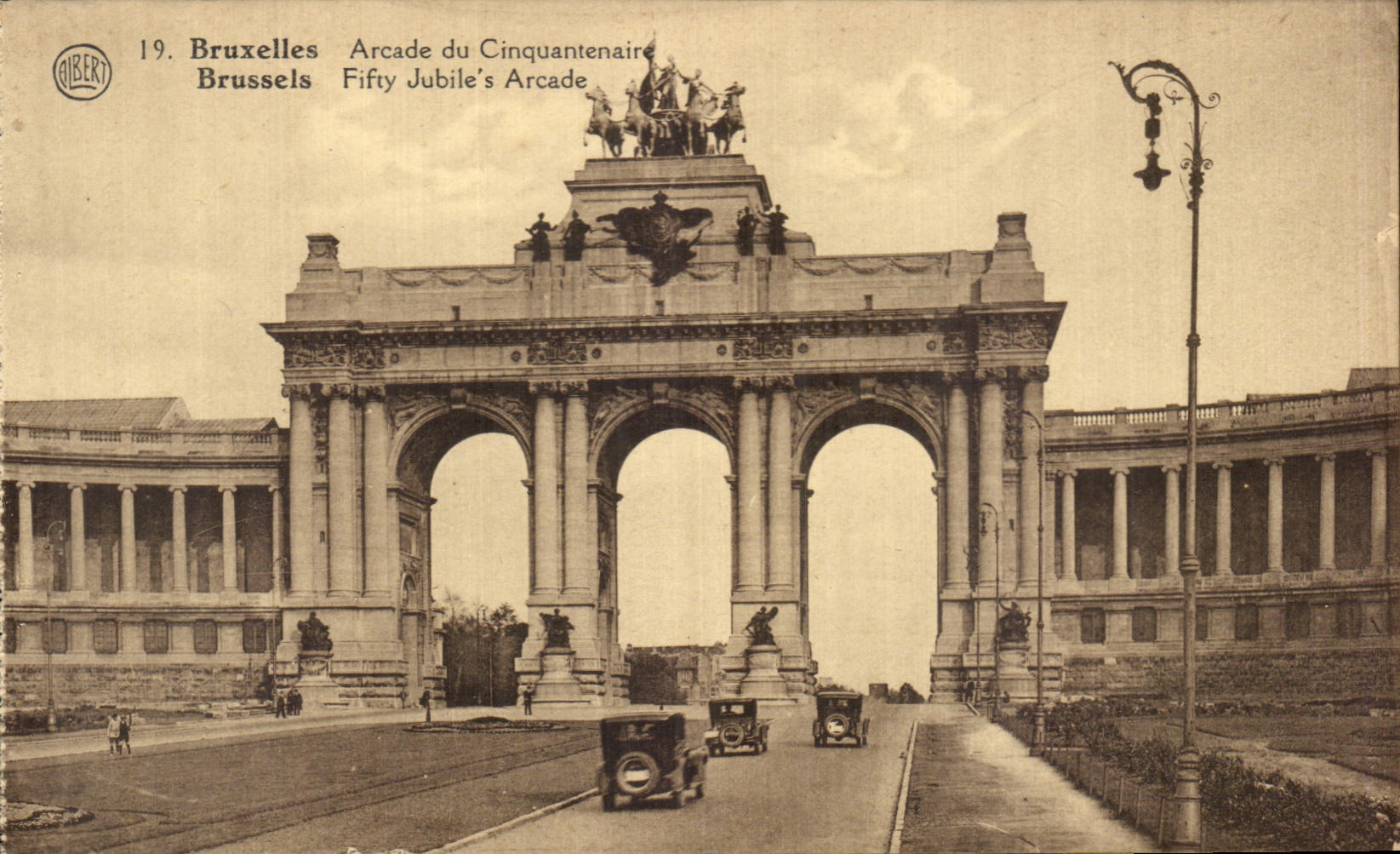 CPA Brussels Arcade of the Fiftieth anniversary