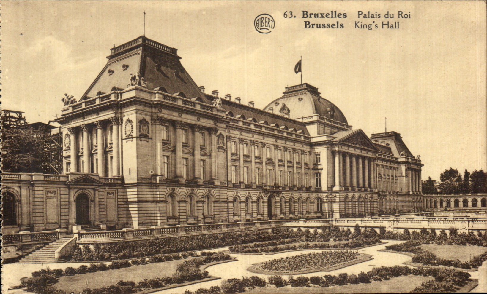 CPA Brussels Palate of the King