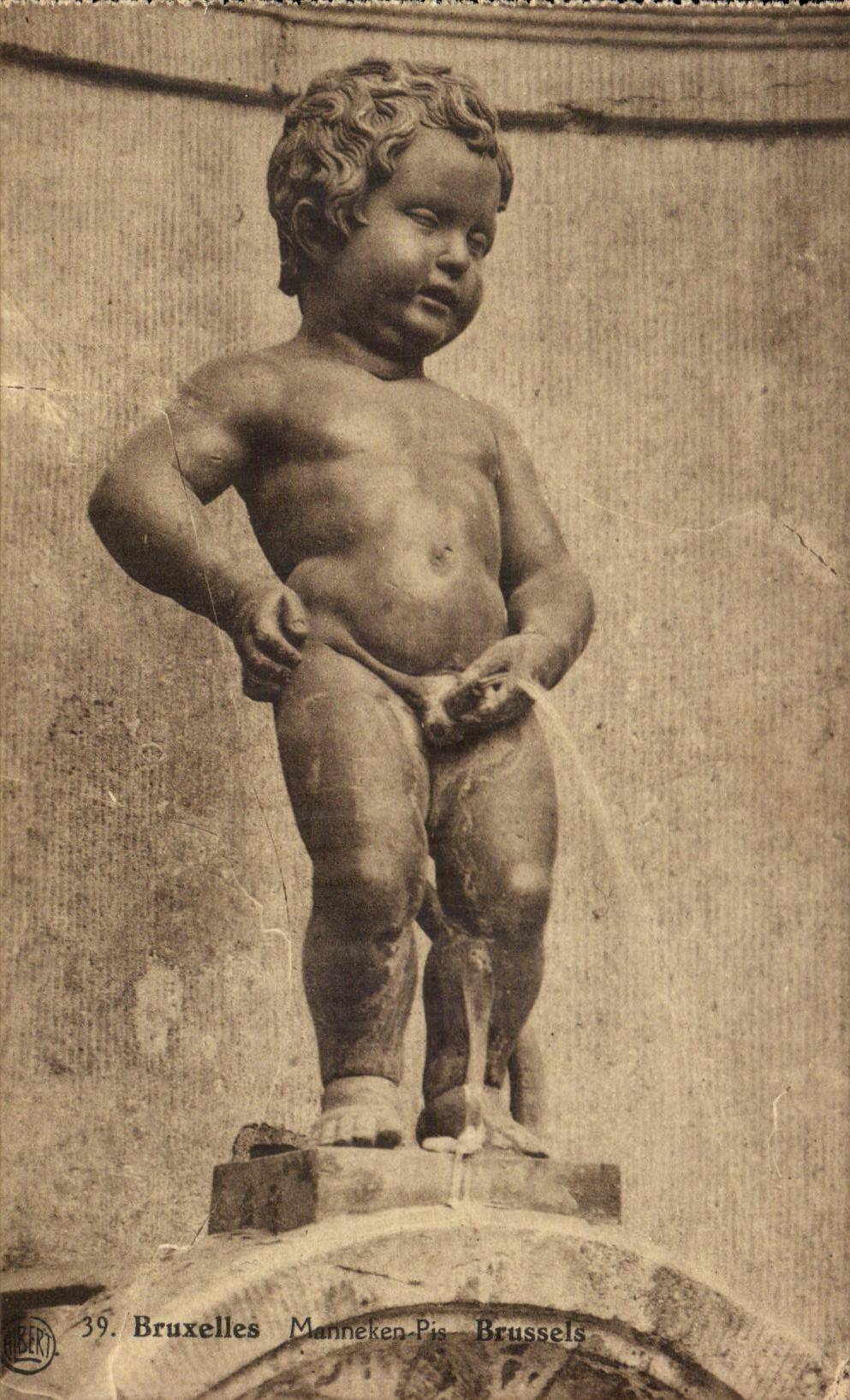 CPA Brussels Manneken Worse