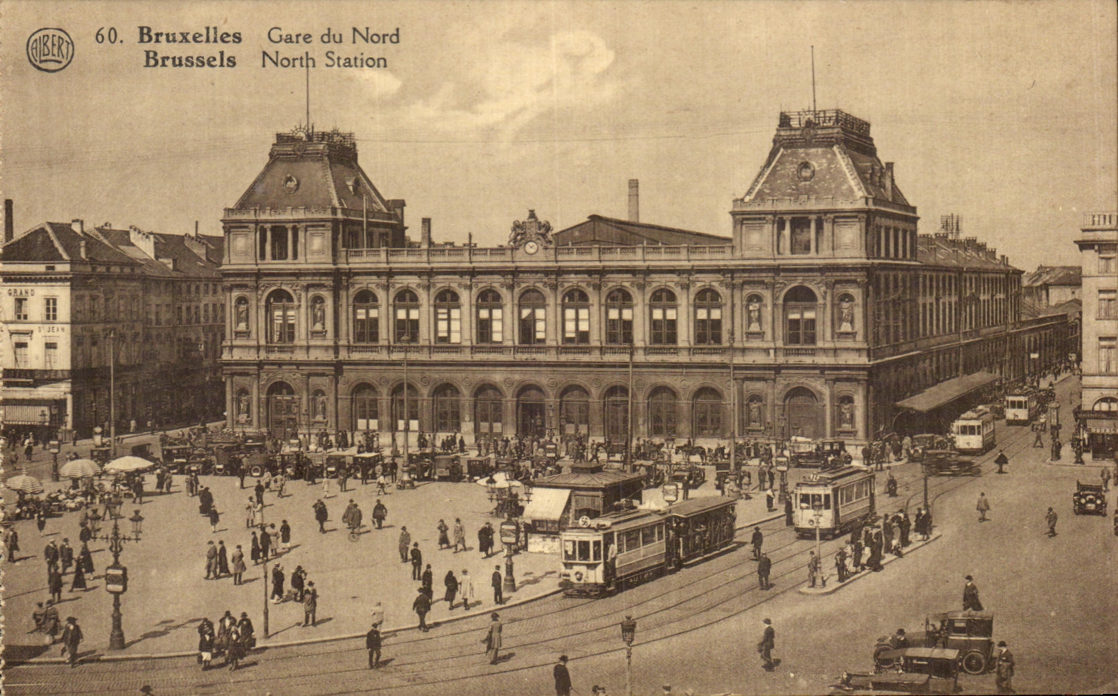 CPA Brussels Parks North Trams