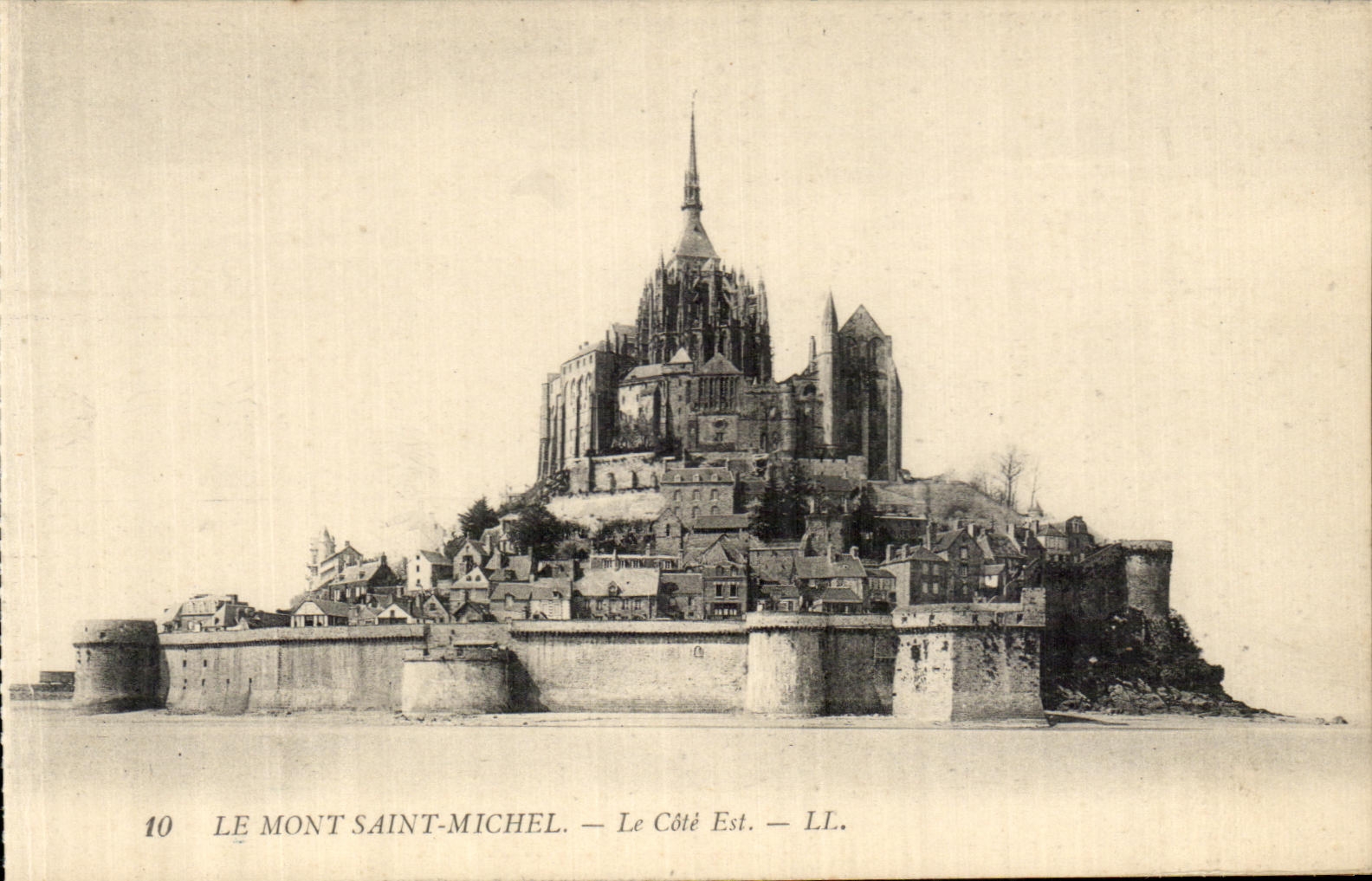 CPA Mont Saint Michel the Dimension Is