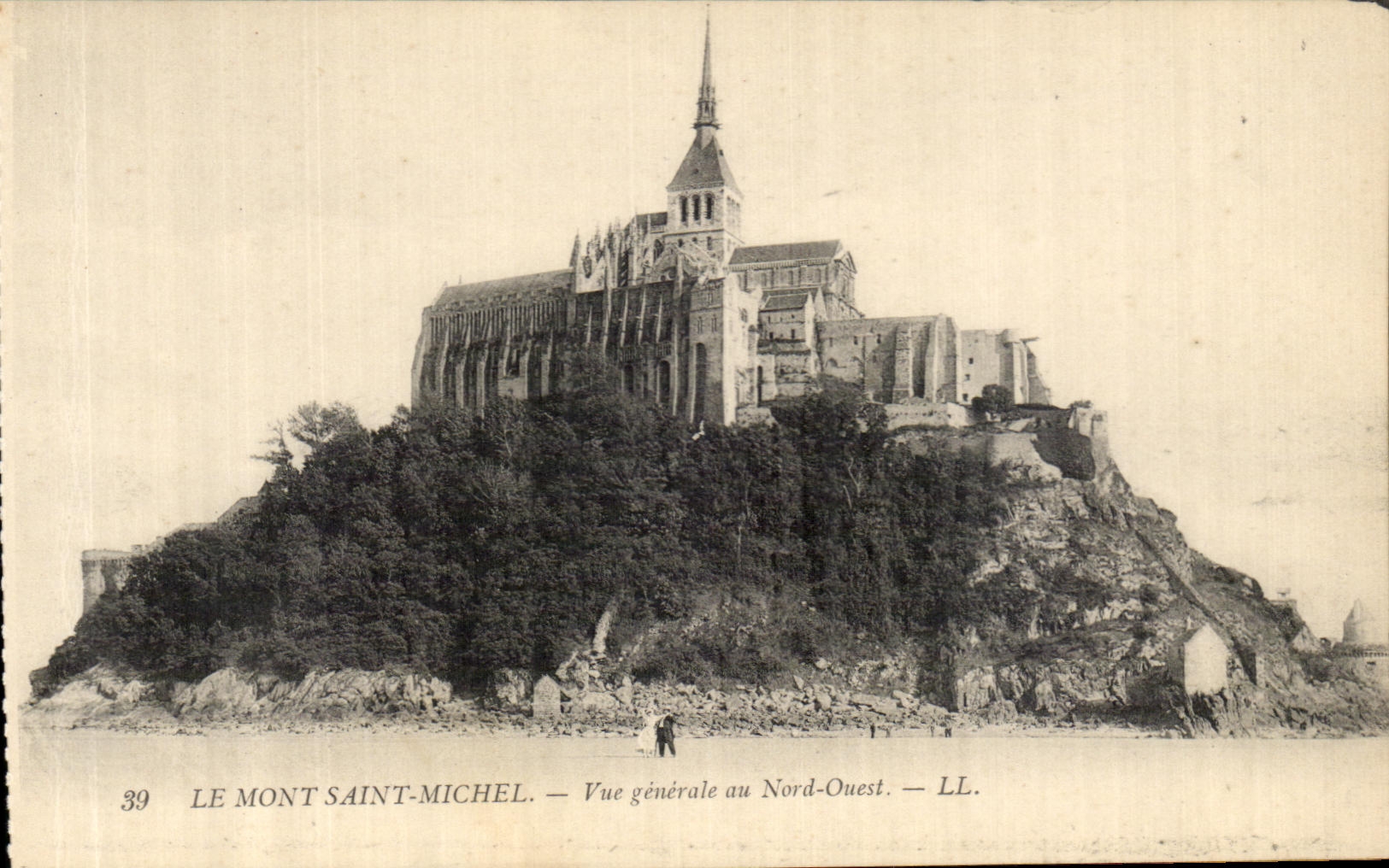 CPA Mont Saint Michel View In Western North