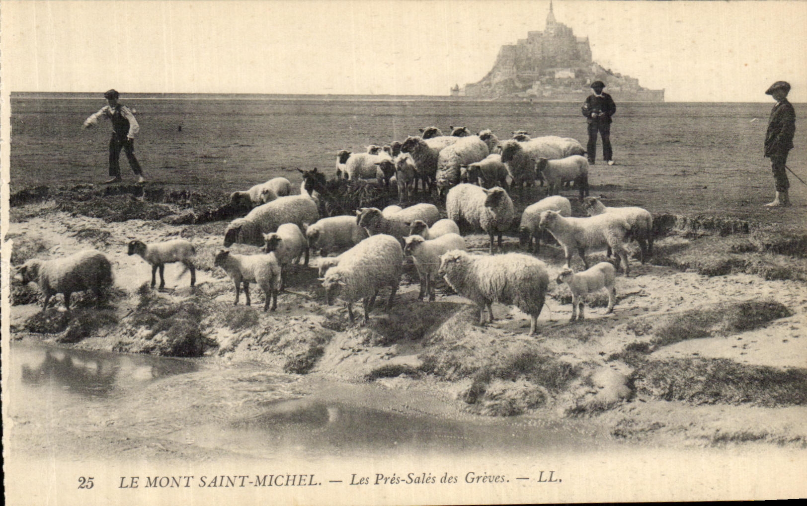 CPA Mont Saint Michel Close Dirty of the Strikes