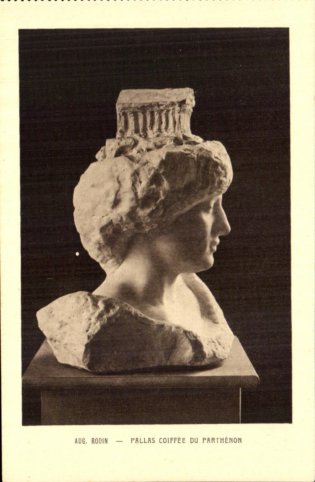 CPA Rodin Pallas Coiffee Of el Parthenon Grecia