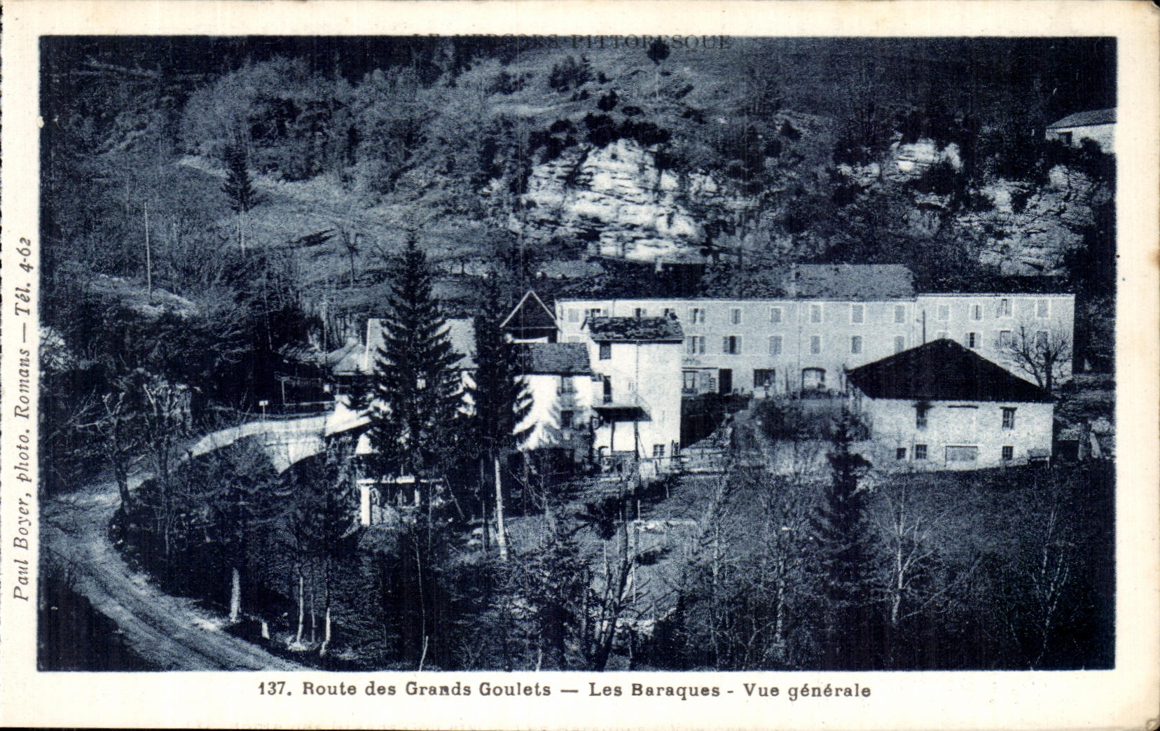 CPA Road Of the Great Narrow parts Huts View