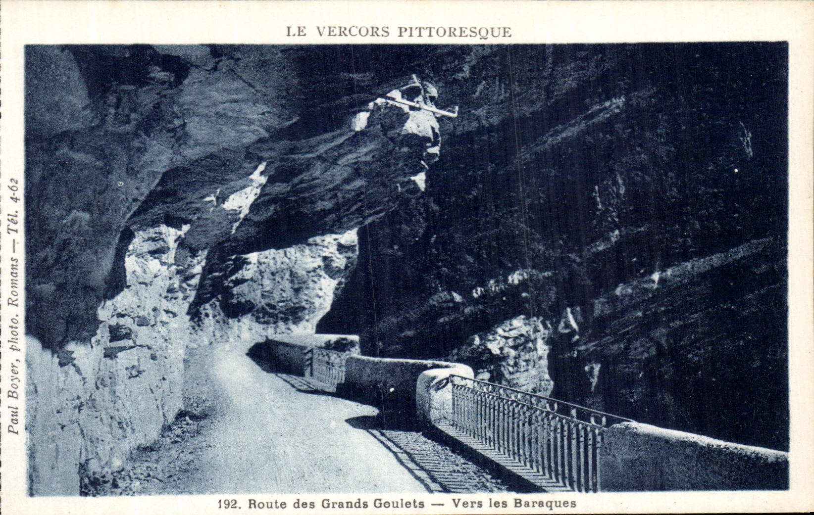CPA Le Vercors Pittoresque Route Des Grands Goulets Vers Les Baraques