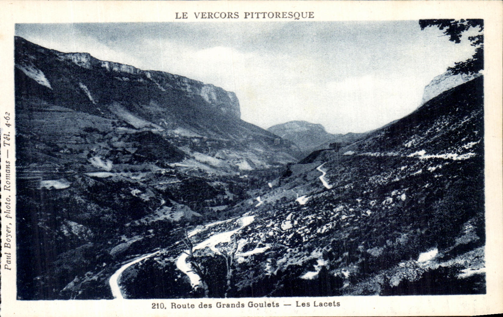 CPA Le Vercors Pittoresque Route Des Grands Goulets Les Lacets