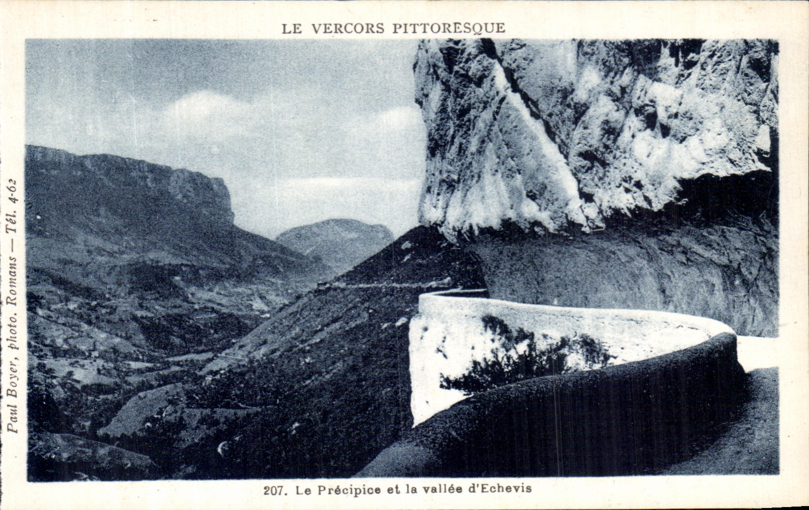 CPA Le Vercors Pittoresque Le Precipice Et La Vallee D'echevis
