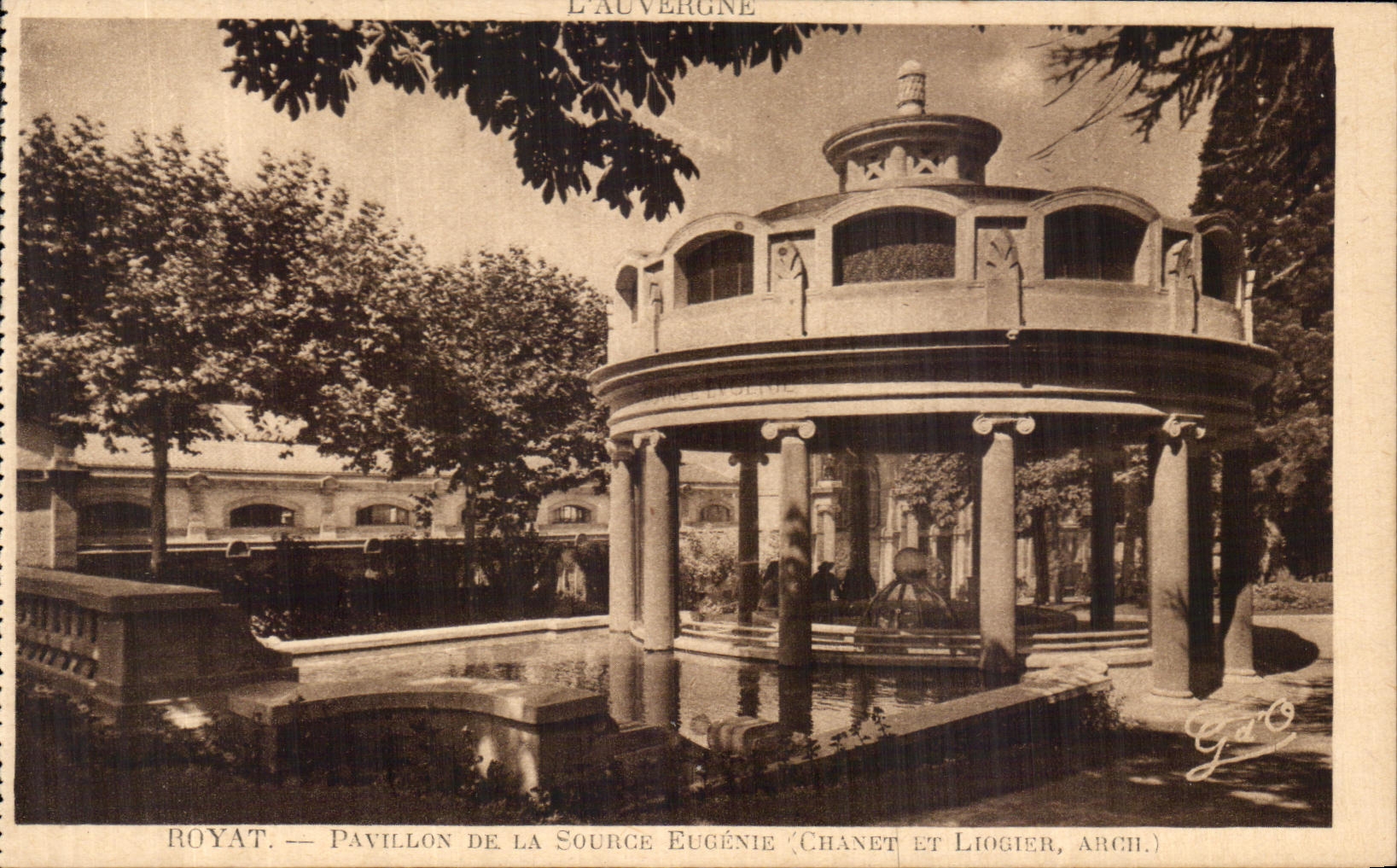 CPA Auvergne Royat House Of the Source Eugenie Chanet And Liogier