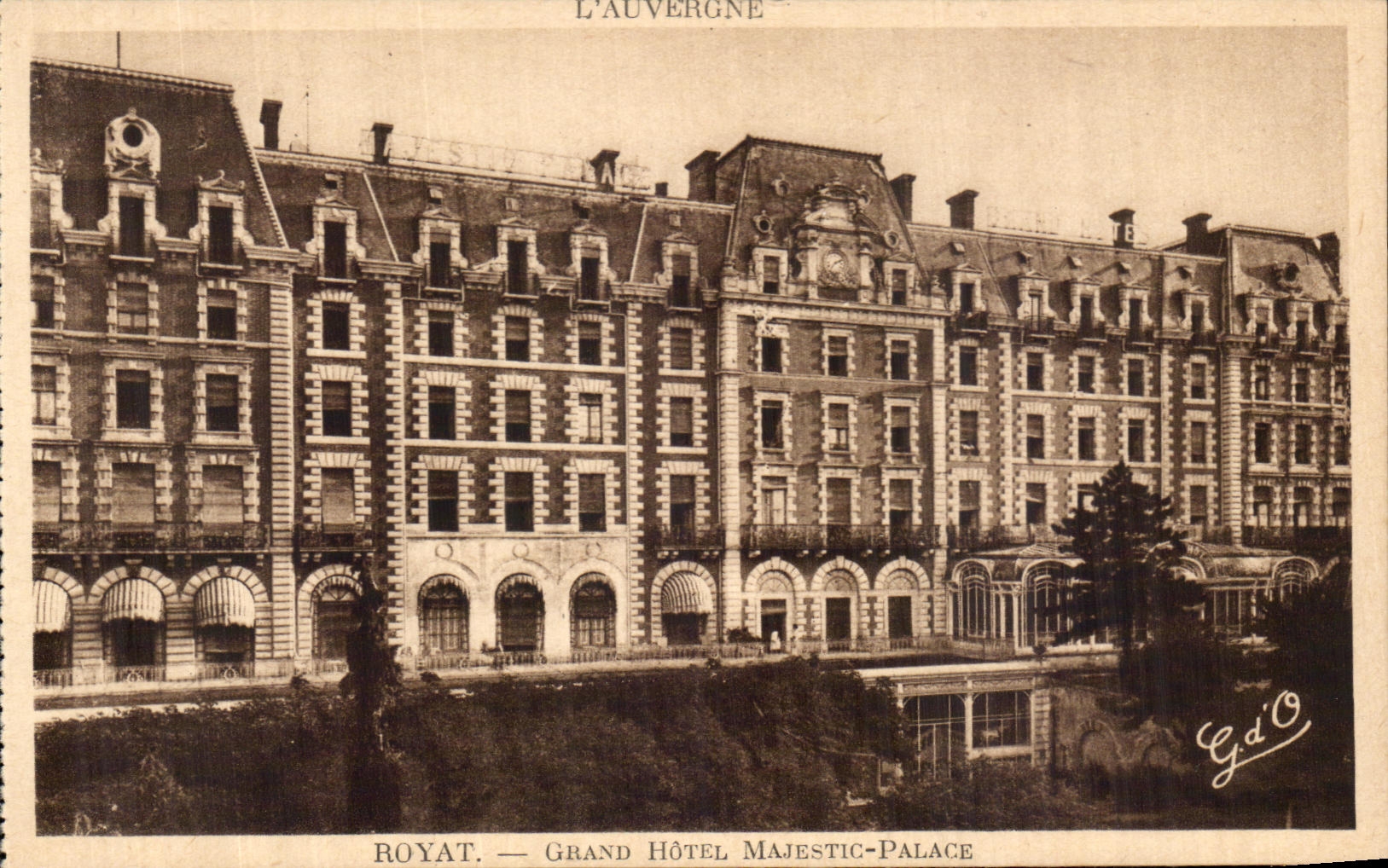 CPA Auvergne Royat Large Hotel Majestic De luxe hotel
