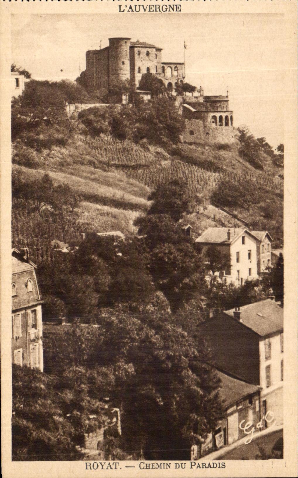 CPA Auvergne Royat way Of the Paradise