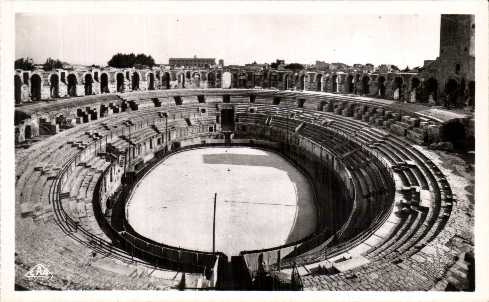 CPA Arles the Arena View Of the Interior