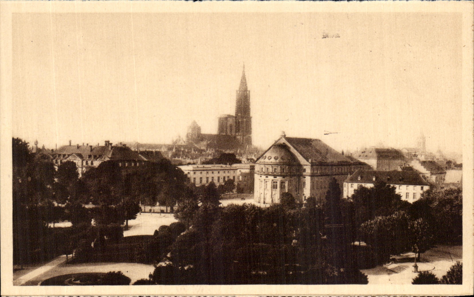 CPA Strasbourg Seen from Of the Place Of the Republic