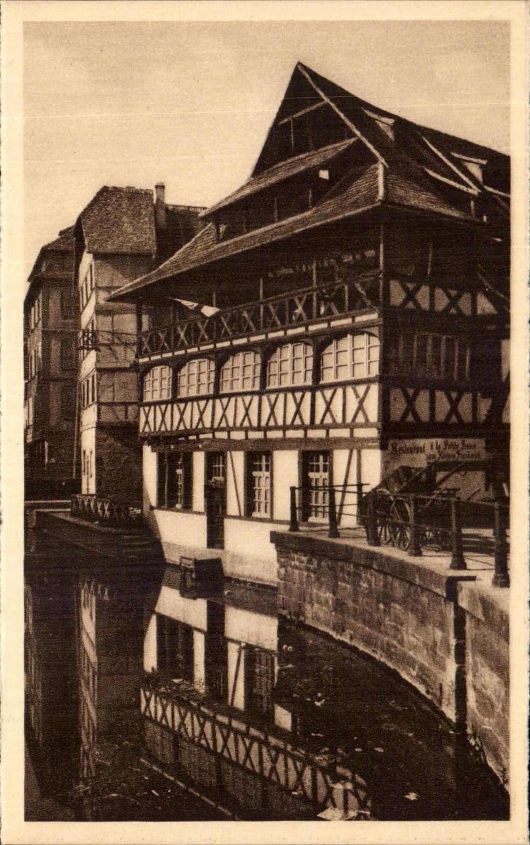 CPA Strasbourg Bath With the Plants Old woman House