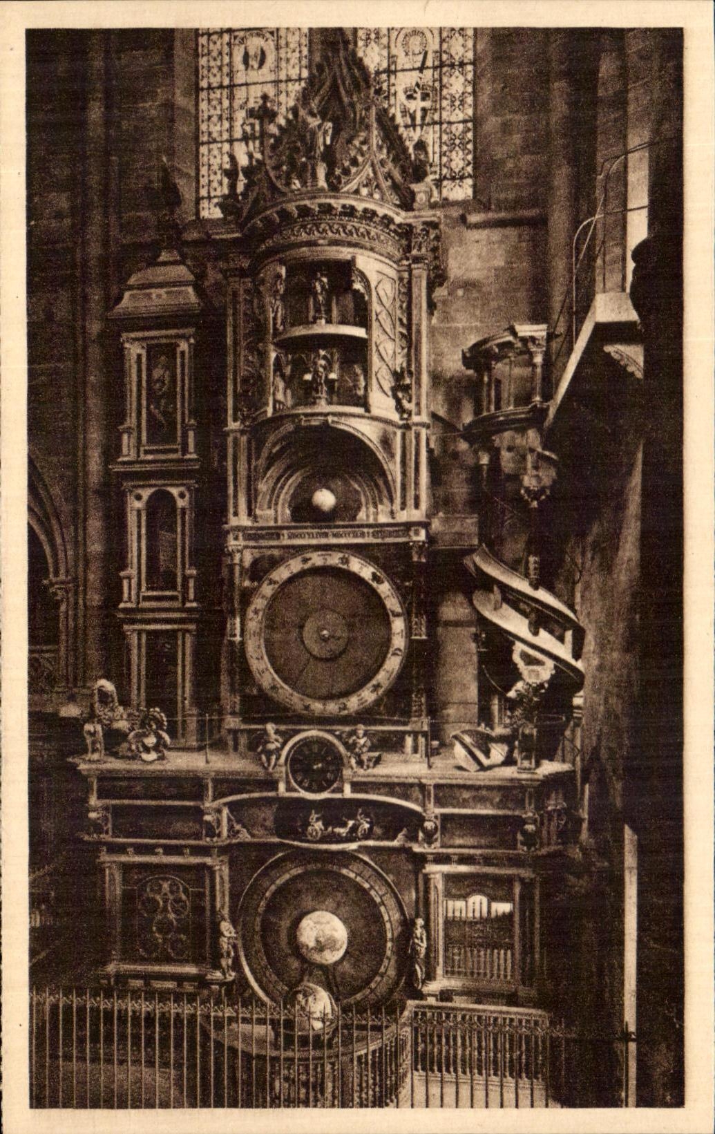 CPA Astronomical Strasbourg Clock Of the Cathedral