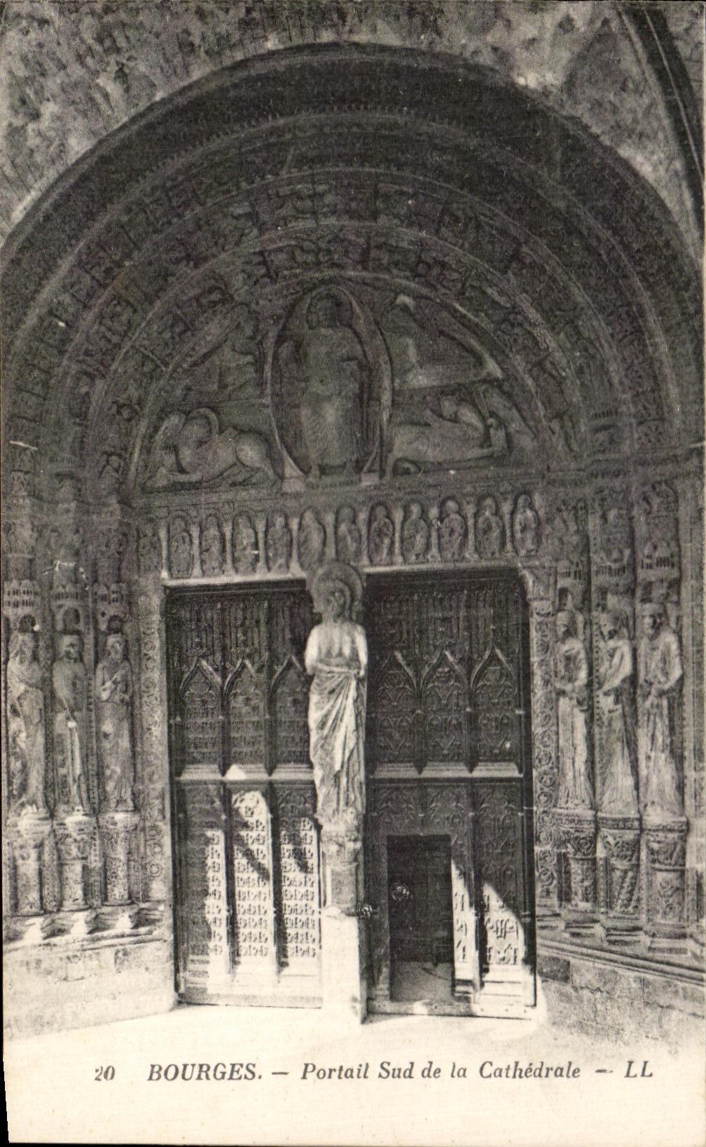 CPA Bourges Gate Of meridional la catedral
