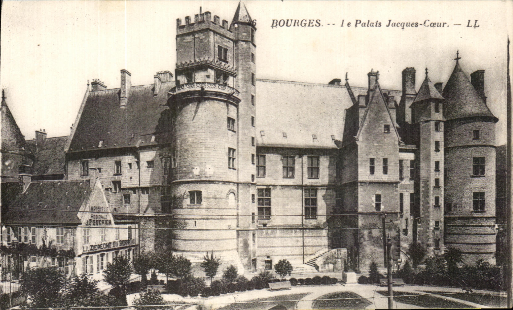 CPA Bourges el corazon de Jacques del paladar