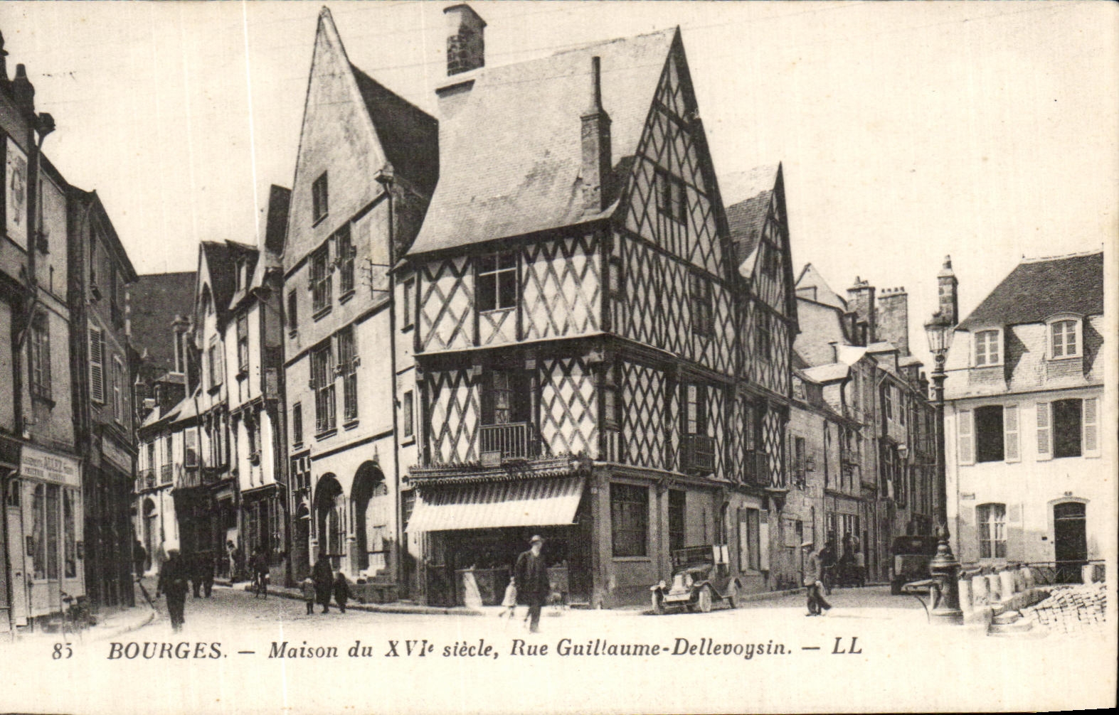 CPA Bourges House Of la calle Guillermo Dellevoysin