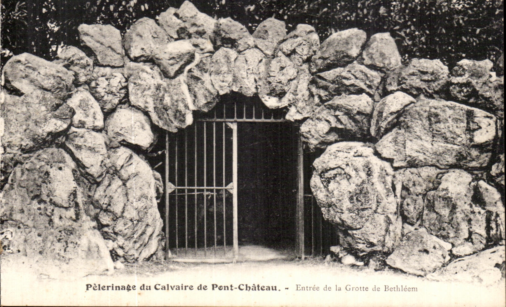 Peregrinaje Of de CPA la entrada Of del castillo del puente de Martyrdom Of Cave Of Bethlehem