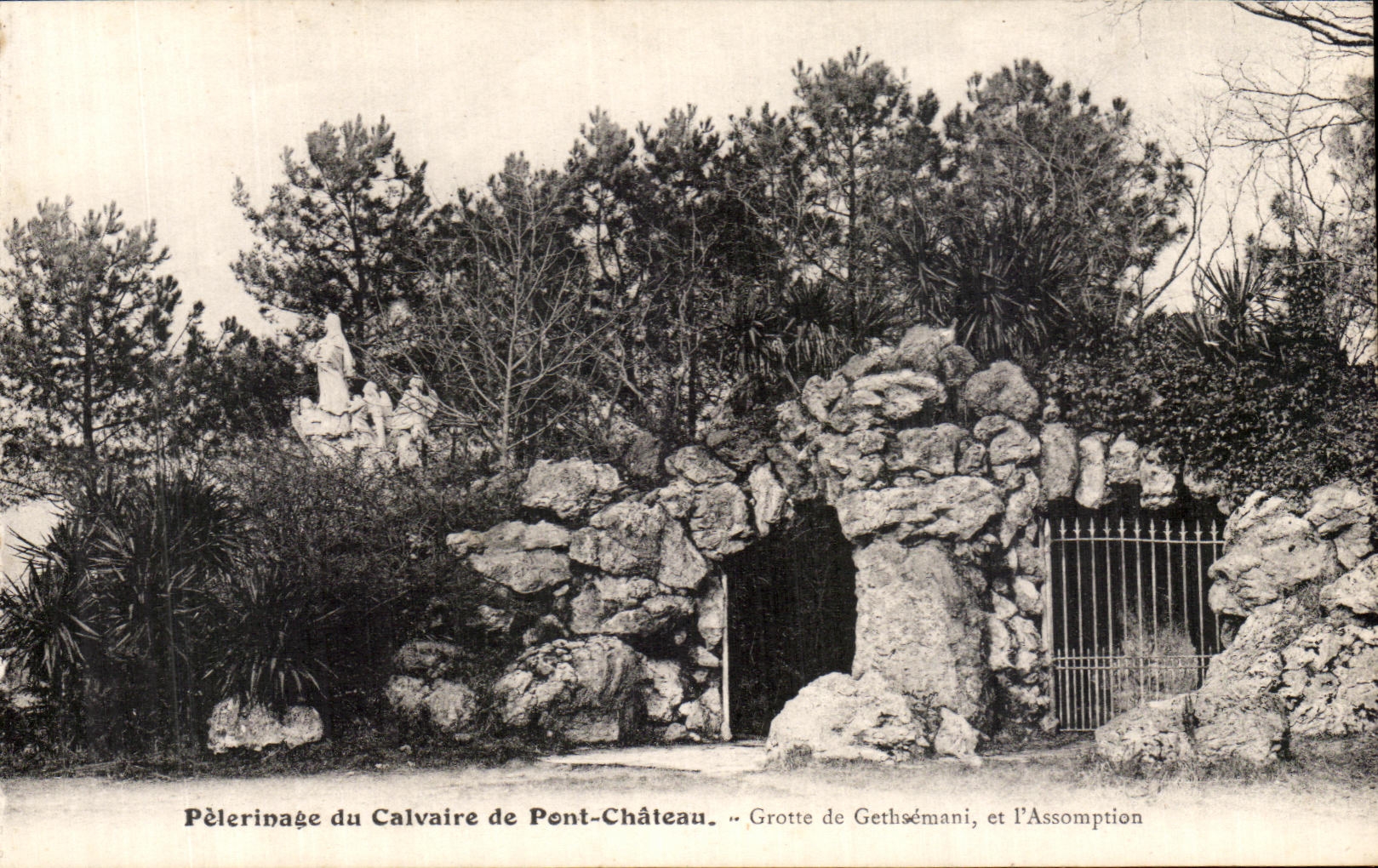 CPA Pilgrimage of the Martyrdom of Bridge Castle Cave of Gethsemani and I' Assomption
