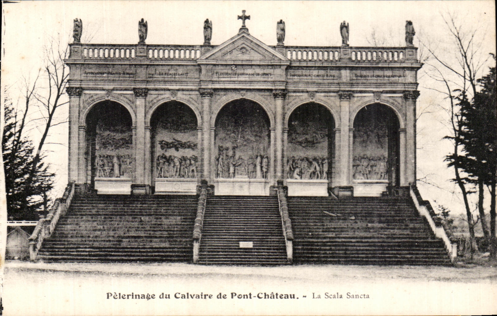 CPA Pilgrimage of the Martyrdom of Bridge Castle Sancta La Scala