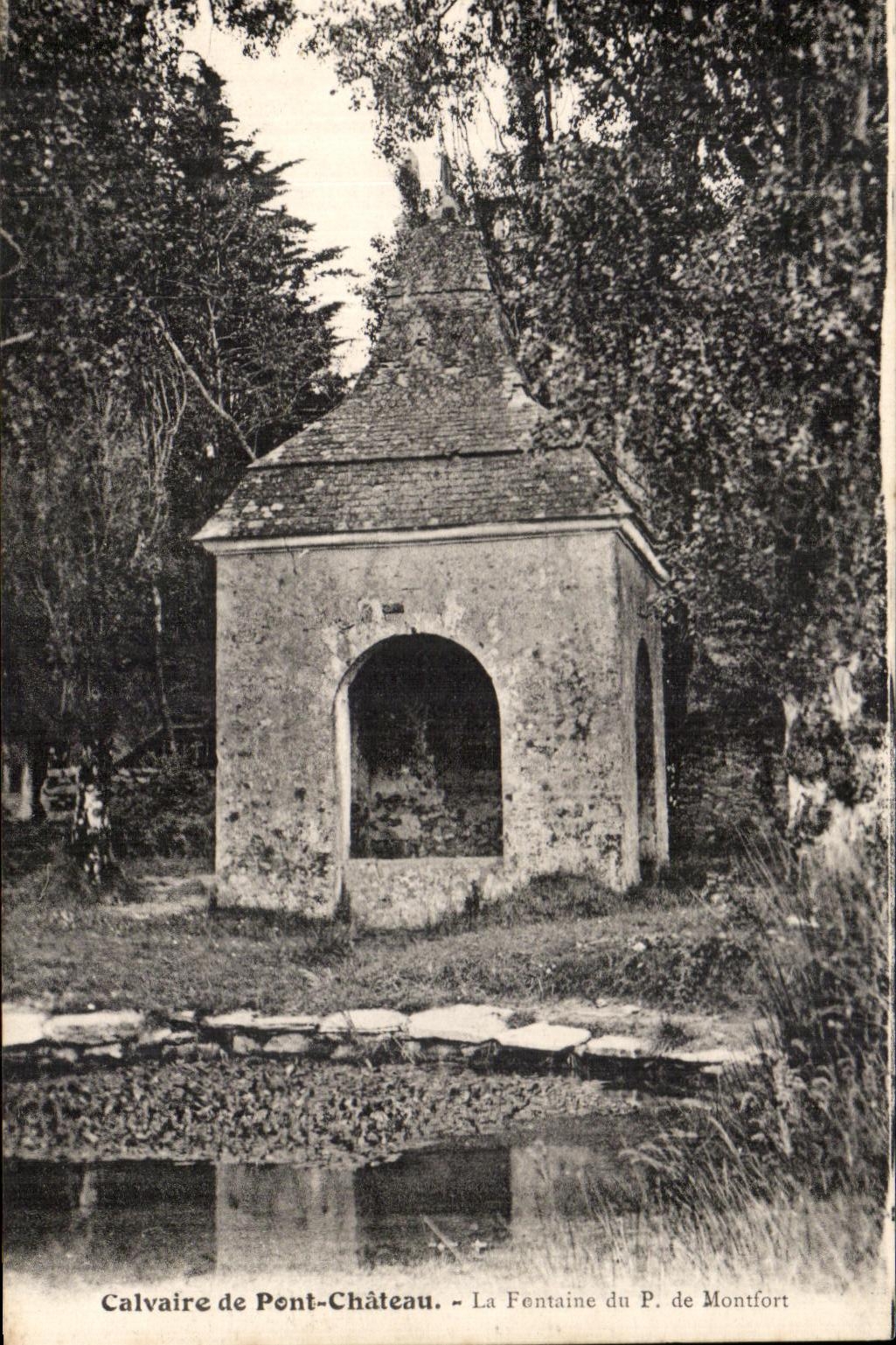 Martirio de CPA del castillo del puente la fuente de P de Montfort