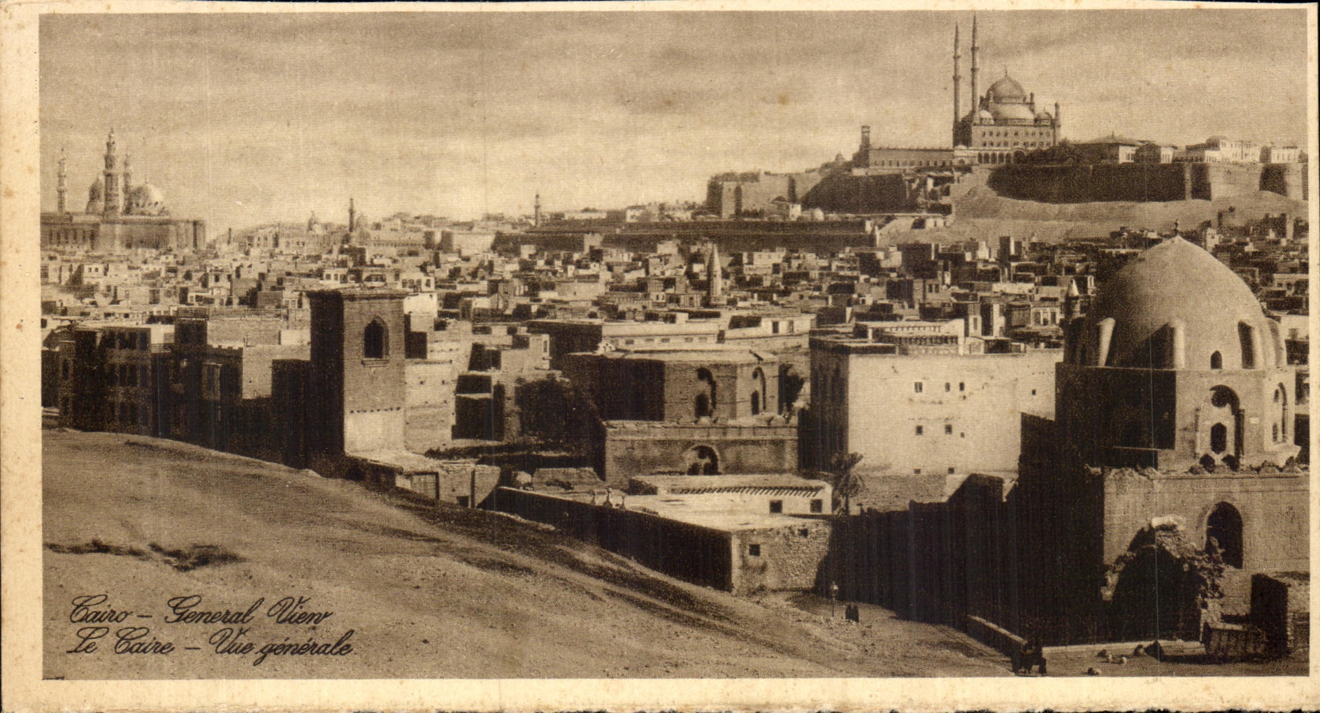 CPA Egypte Le Caire Vue generale