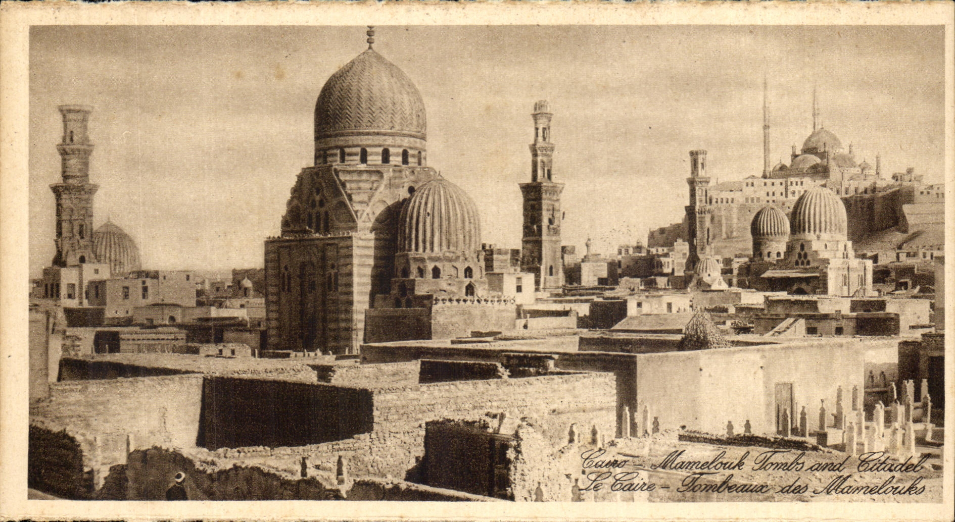 CPA egypte Le Caire Tombeaux des mamelouks
