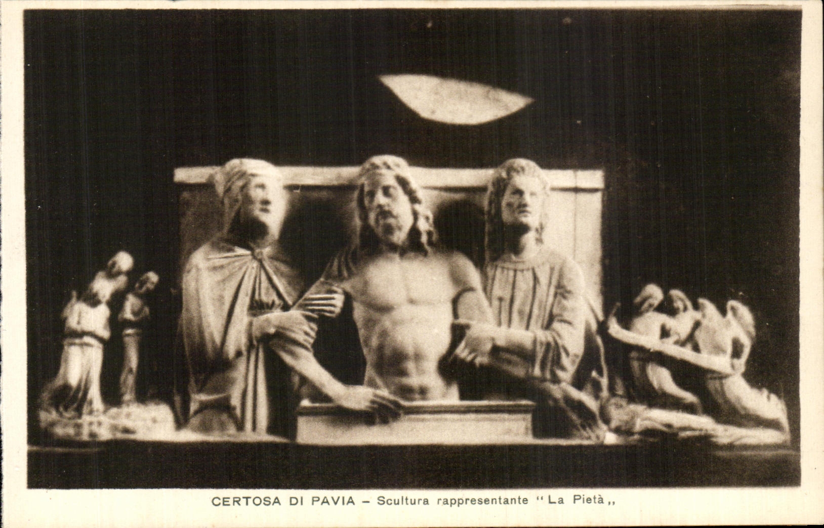 Pieta de Pavia Sculture Rappresentante de los Di de CPA Certosa