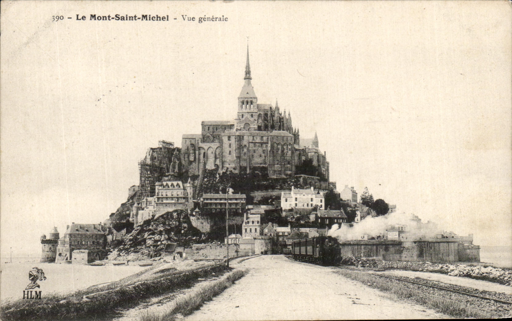 CPA the Mount St Michel View Train