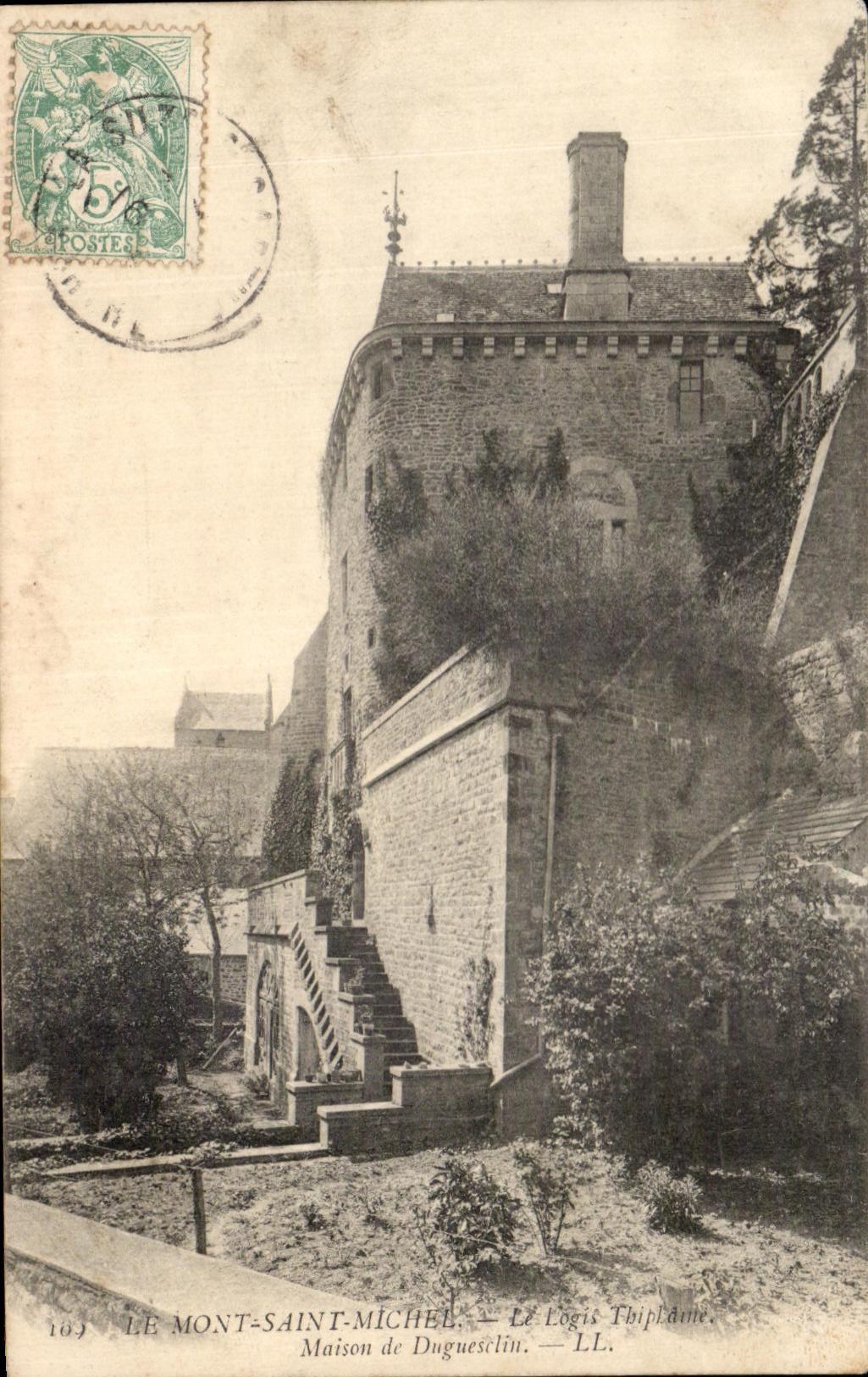 CPA the Mount St Michel the Home Thiplaine House of Duguesclin