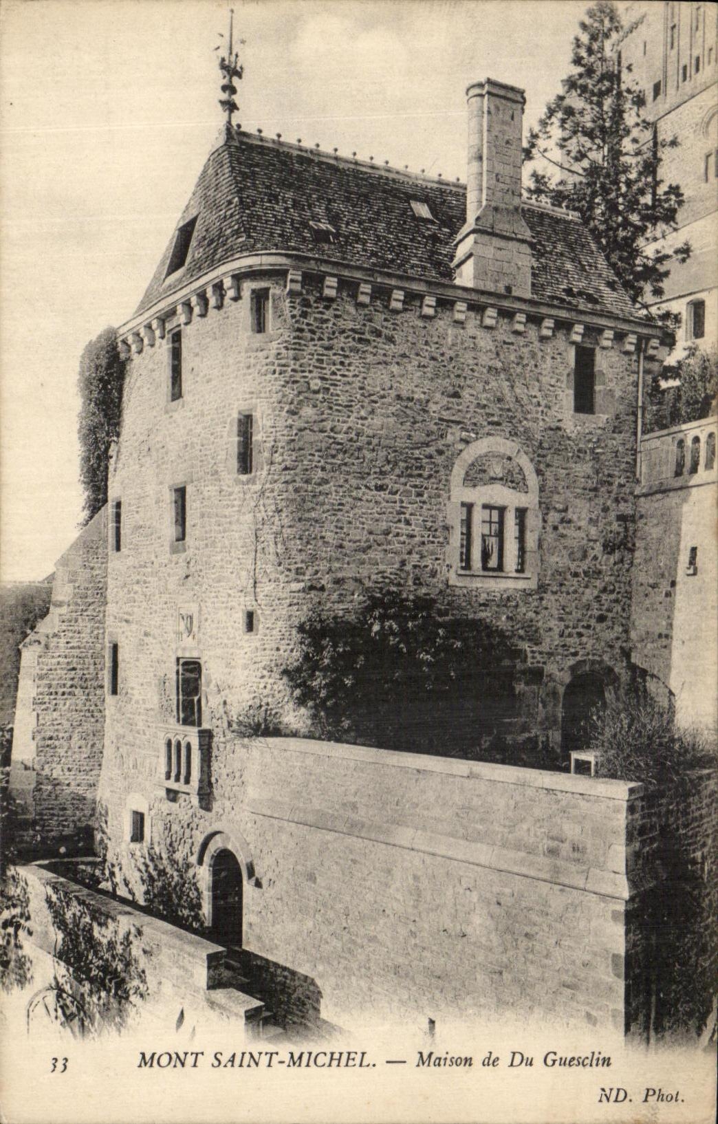 CPA Mont Saint Michel House of Of Guesclin