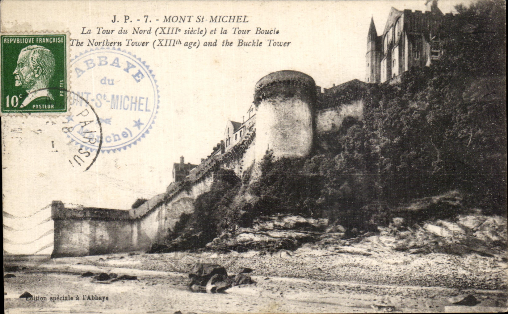 CPA Mont Saint Michel the Tower of North and the Tower Buckles