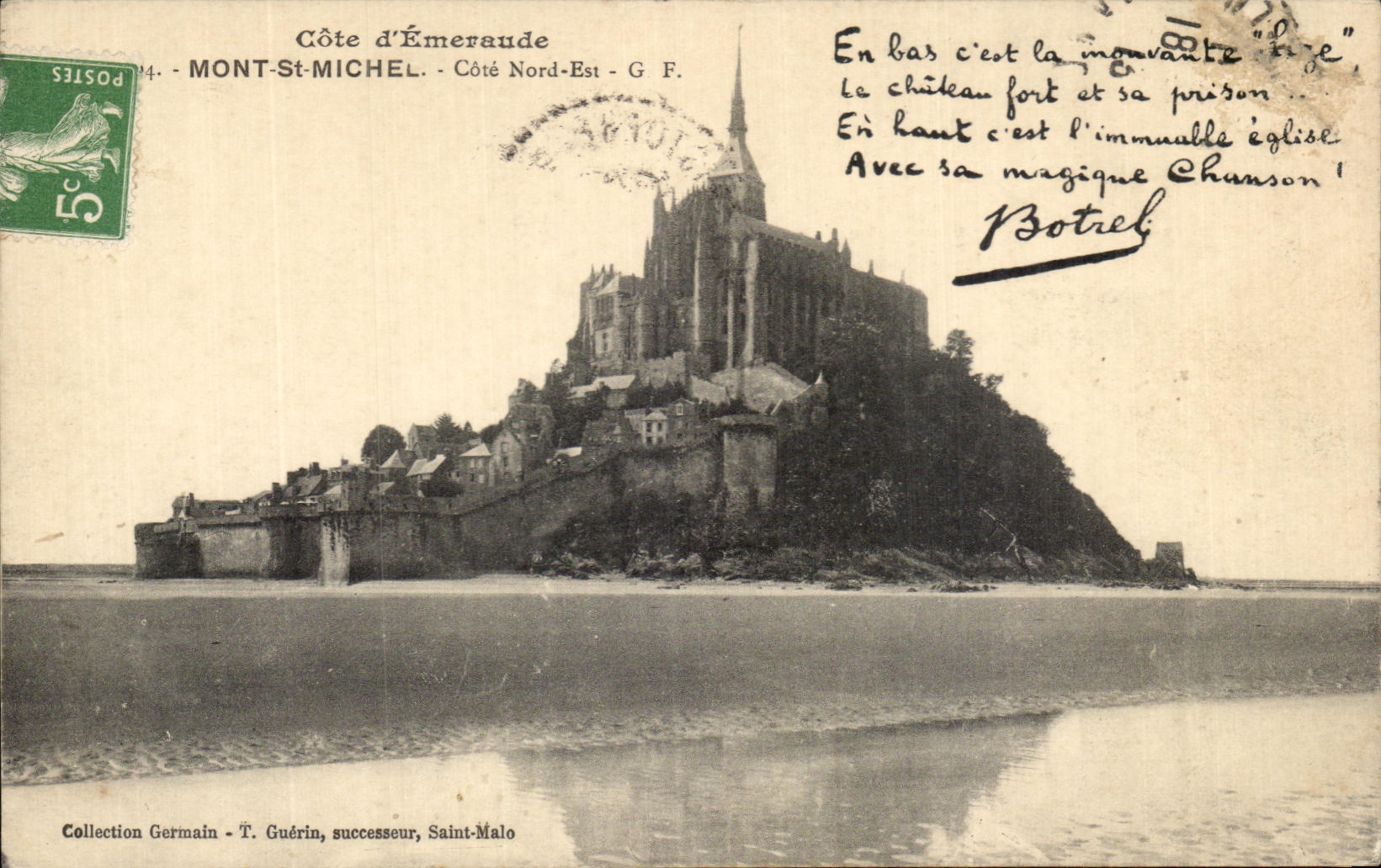 CPA Cote Emerald Mount Northern St Michel Cote Is Botrel