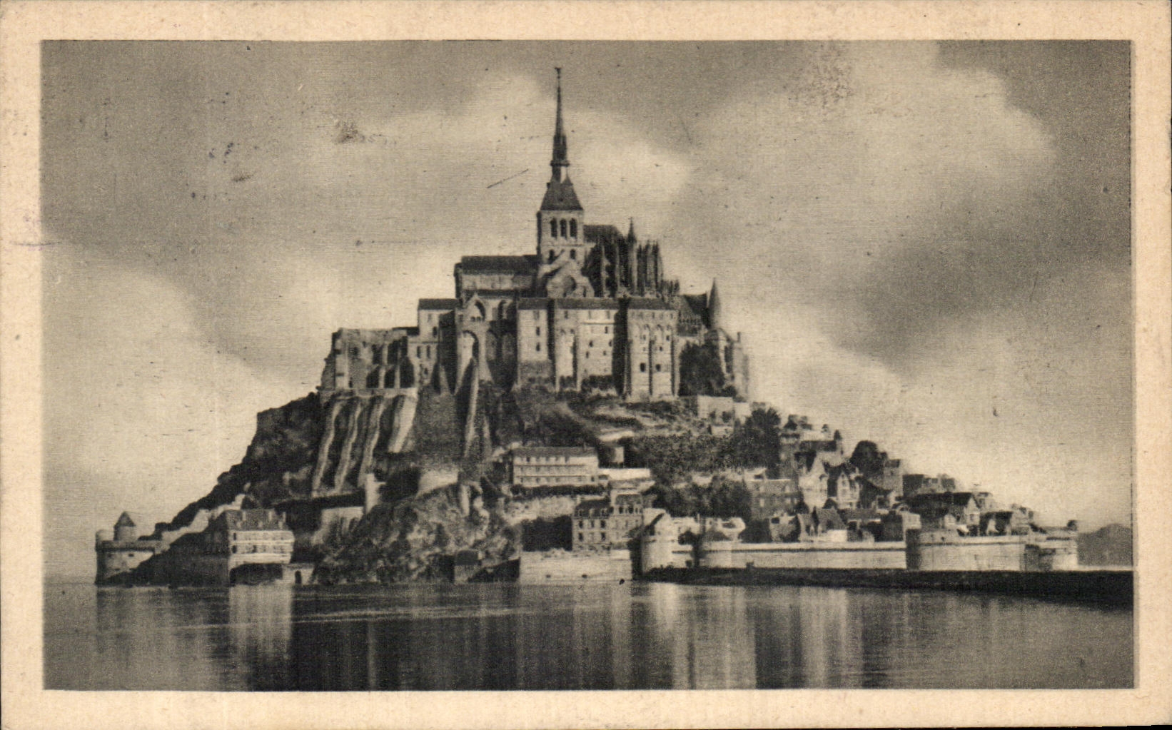 CPA Abbey Of Mont Saint Michel Seen the generate