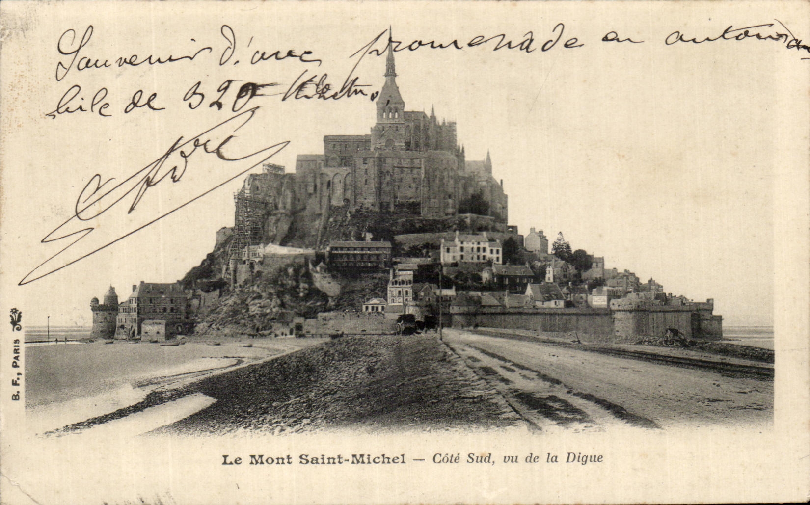 CPA Mont Saint Michel the Southern Dimension seen of the Dam
