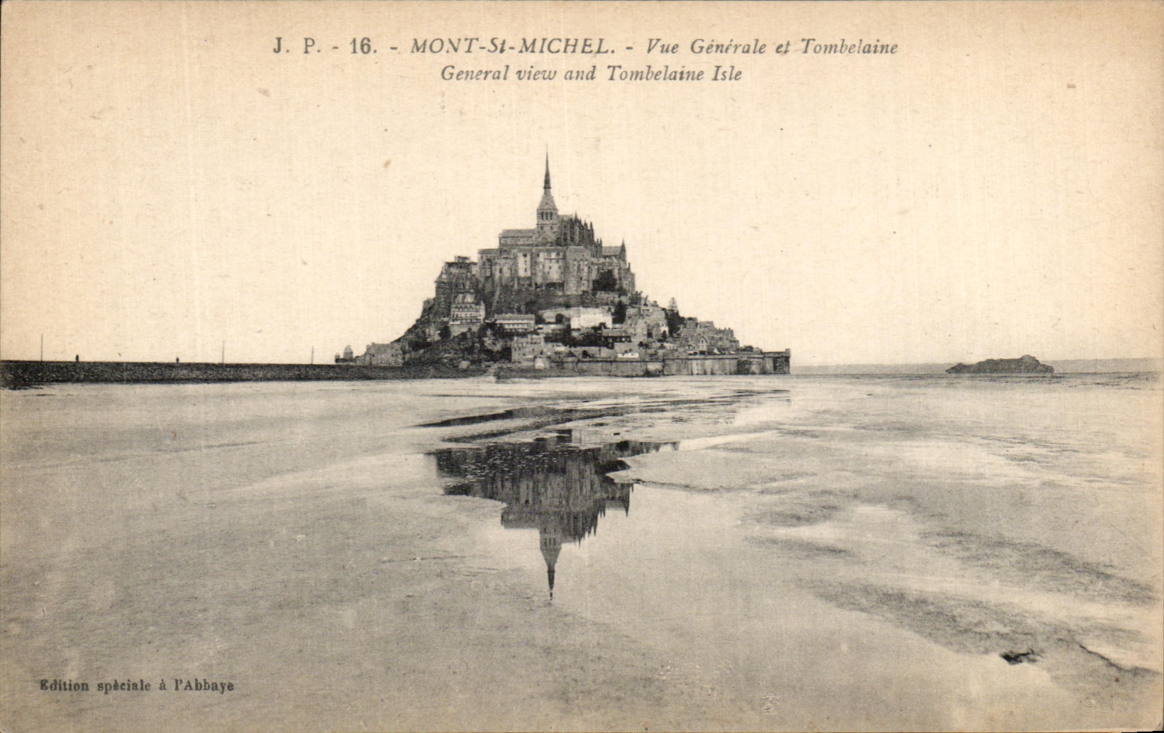 CPA Mont Saint Michel View And Tombelaine
