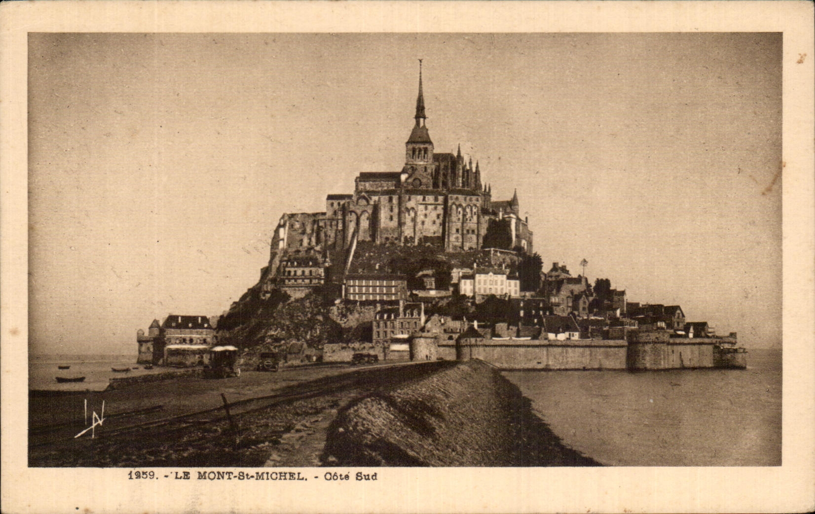 CPA the Mount St Michel Southern part