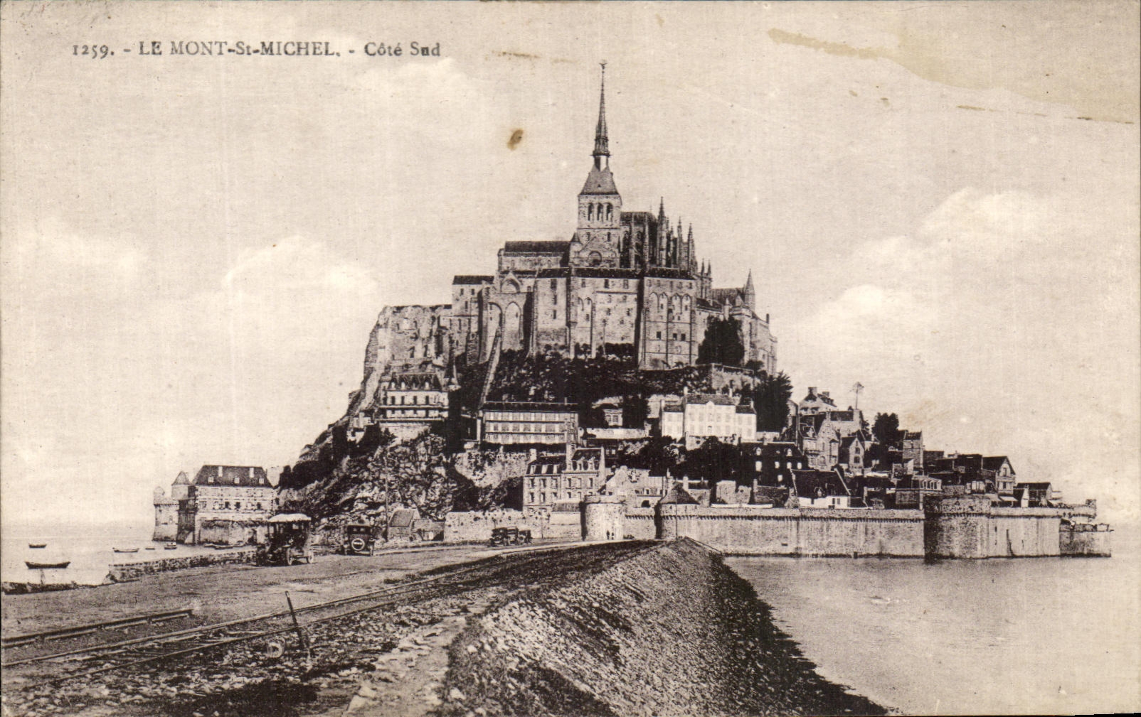 CPA the Mount St Michel Southern part